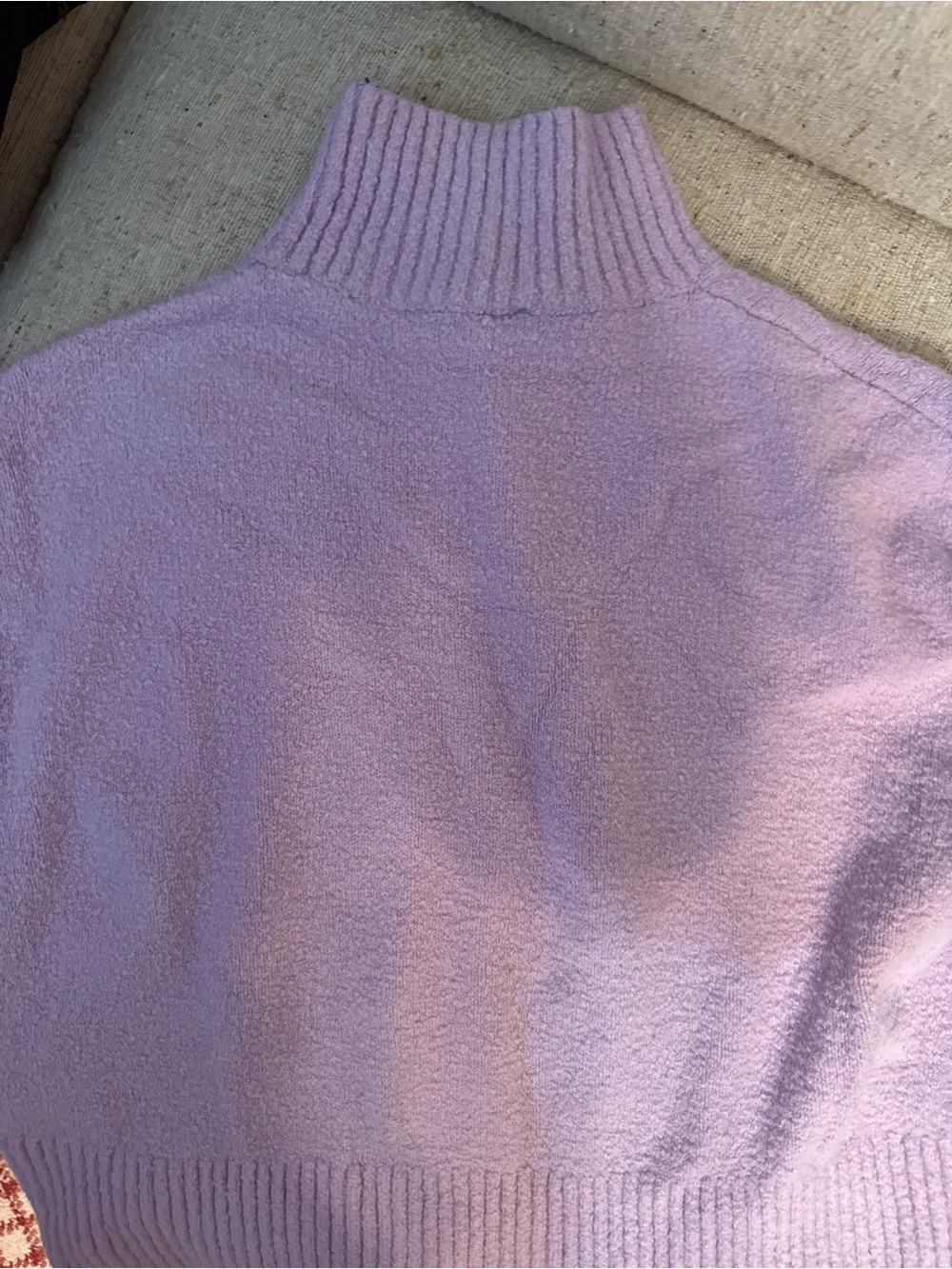 & Other Stories Lilac Turtleneck Sweater